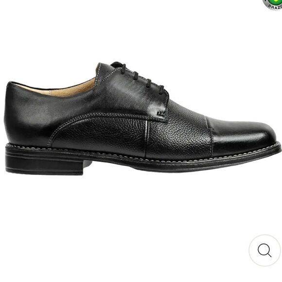 SANDRO MOSCOLONI STRAIGHT TIP BLUCHER DERBY MAXWELL, Black, 13, NWOB - Picture 3 of 11